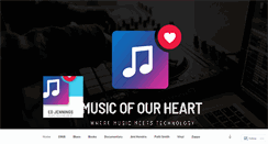 Desktop Screenshot of musicofourheart.me