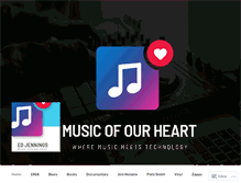 Tablet Screenshot of musicofourheart.me